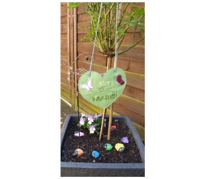 Stickserie ITH - Balkon Schilder inkl. Wimpel "Balkon"